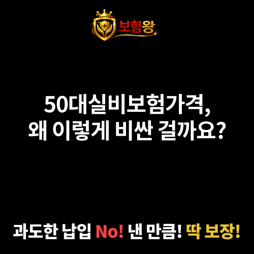 50대실비보험가격
