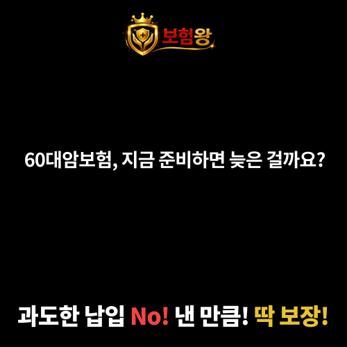 60대암보험