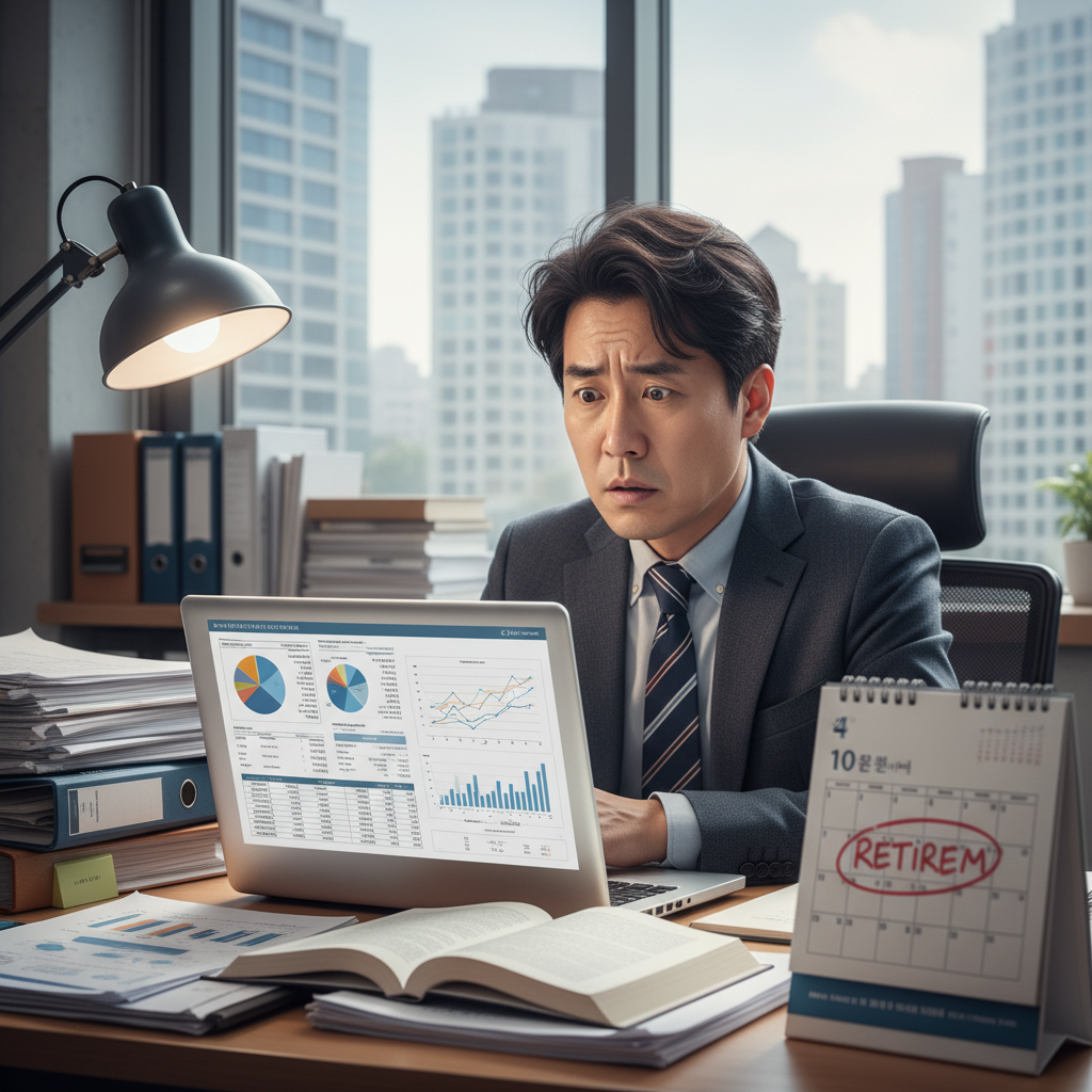 퇴직연금 복잡함에 막막해하는 직장인