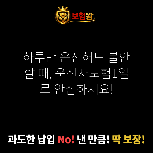 운전자보험1일