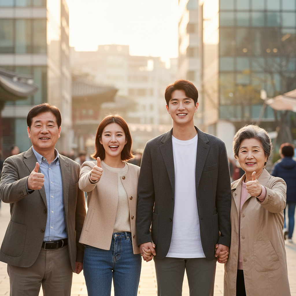 다이렉트100세건강보험으로 안심하는 다양한 연령대의 사람들