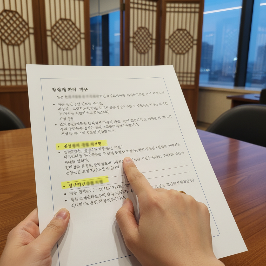 치아보험 약관에서 감액기간을 확인하는 모습 치아보험 약관에서 감액기간을 확인하는 모습
