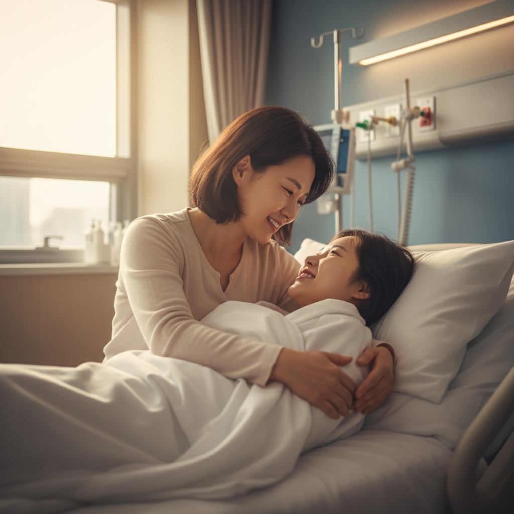 태아보험현금 보장으로 안심하는 엄마와 아기 태아보험현금 보장으로 안심하는 엄마와 아기