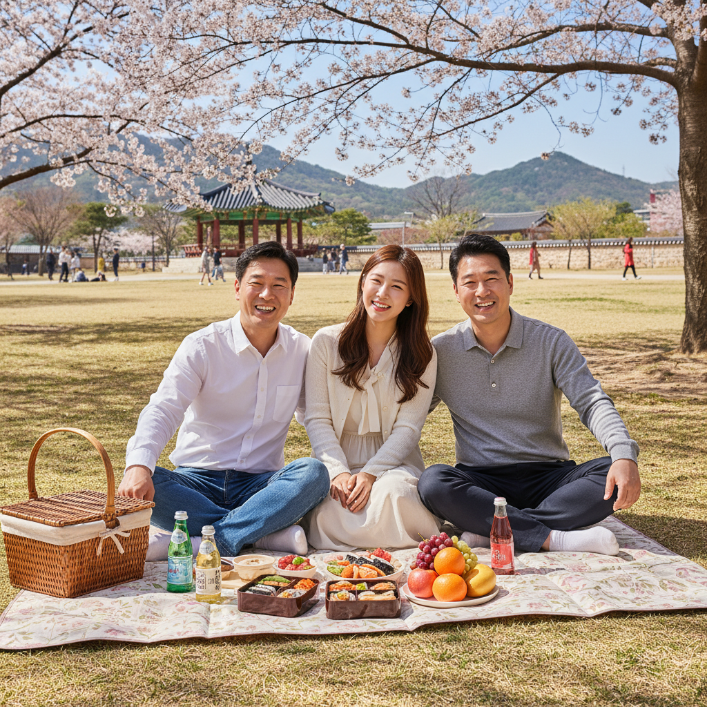 안정감을 느끼며 행복해하는 가족 안정감을 느끼며 행복해하는 가족