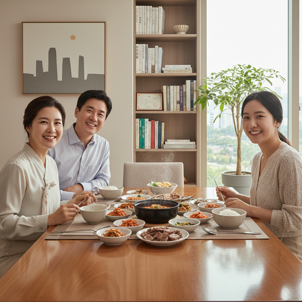 종신보험으로 재정적 안정을 얻은 행복한 가족의 모습 종신보험으로 재정적 안정을 얻은 행복한 가족의 모습