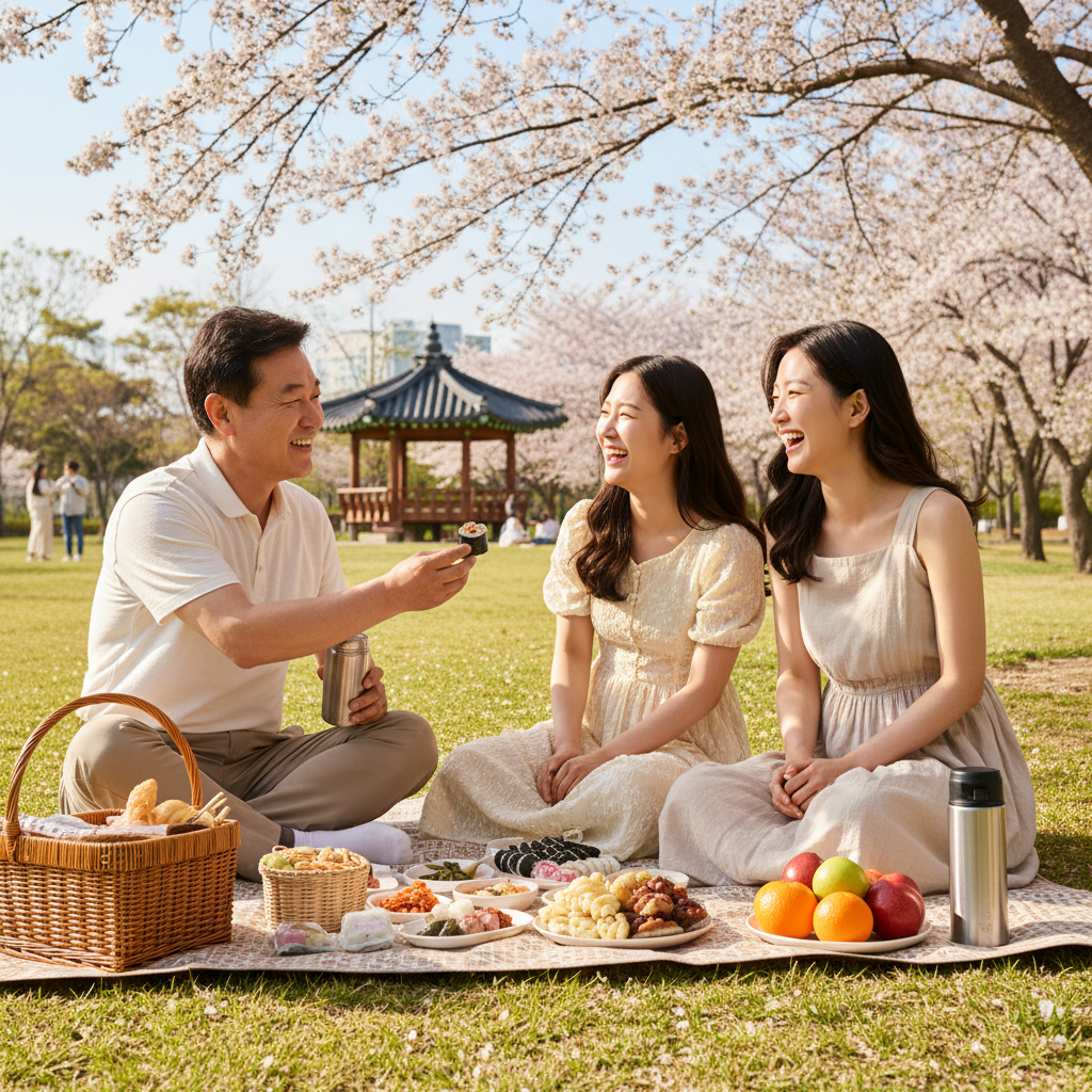 뇌출혈진단비로 안심하고 행복한 일상을 보내는 가족의 모습