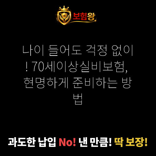 70세이상실비보험