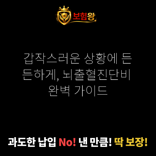 뇌출혈진단비
