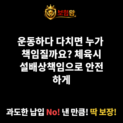체육시설배상책임