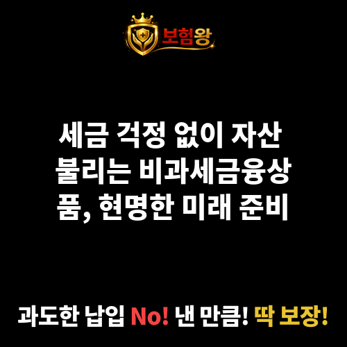 비과세금융상품