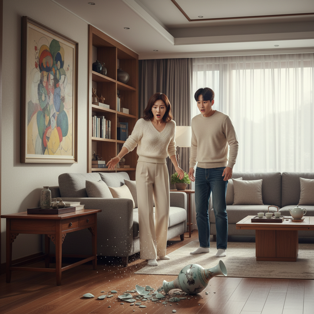 친구가족일상배상책임 사고, 어린이가 물건 파손하는 장면 친구가족일상배상책임 사고, 어린이가 물건 파손하는 장면