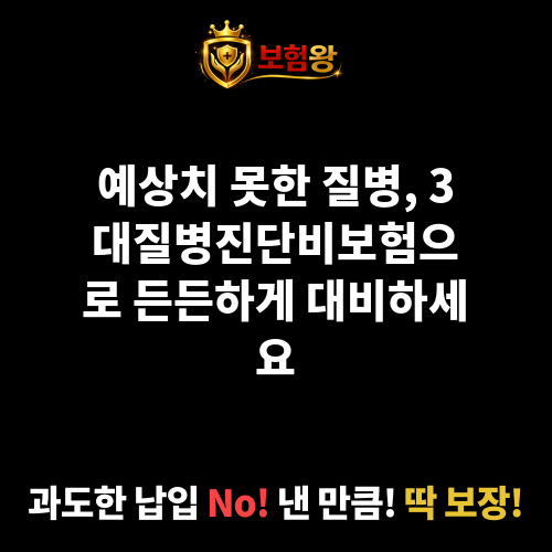 3대질병진단비보험
