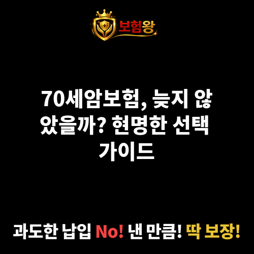 70세암보험