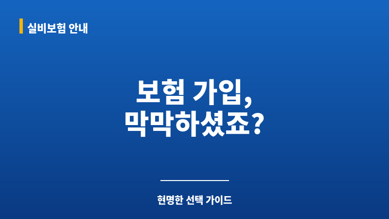 보험가입방법 보조 이미지