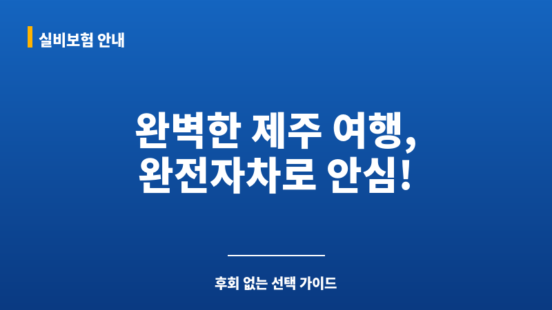 제주도완전자차 보조 이미지