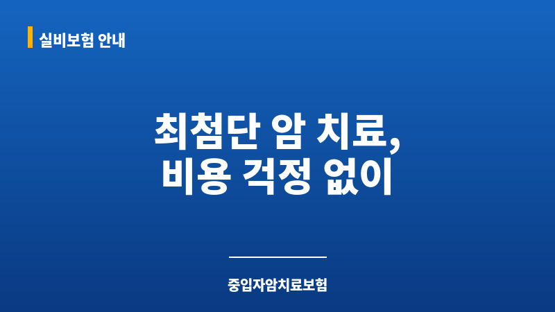 중입자암치료보험 보조 이미지