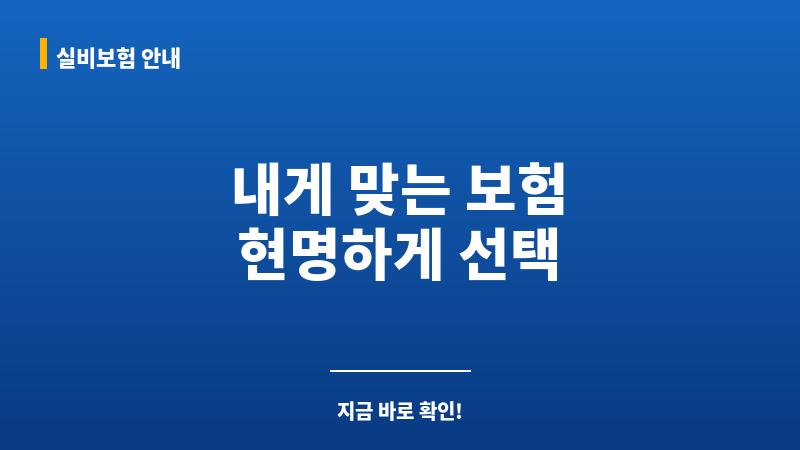 실비보험재가입 보조 이미지