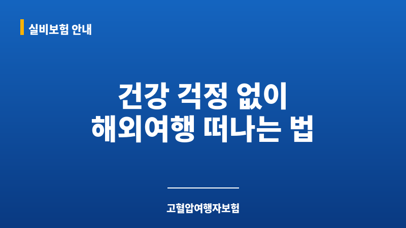 고혈압여행자보험 보조 이미지 고혈압여행자보험 보조 이미지