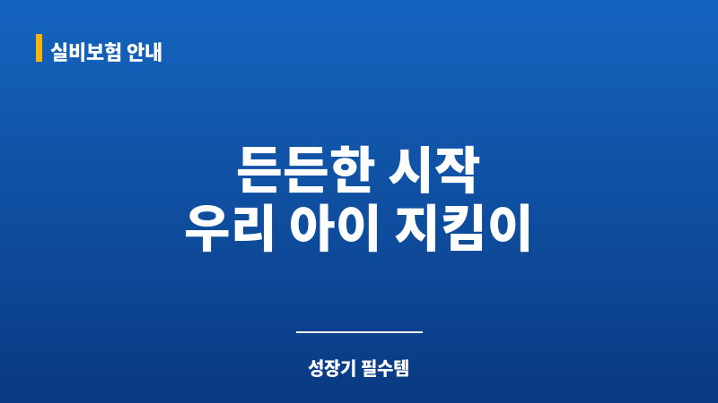 영유아보험 보조 이미지 영유아보험 보조 이미지