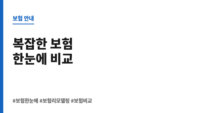 보험한눈에 보조 이미지 보험한눈에 보조 이미지