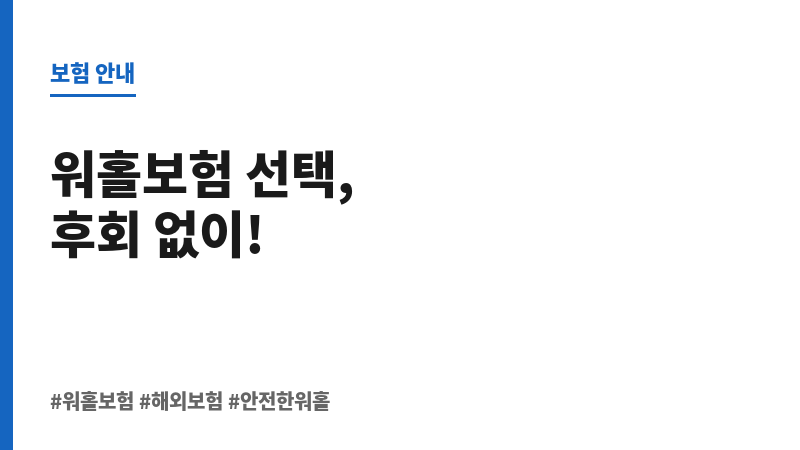 워홀보험비교 보조 이미지