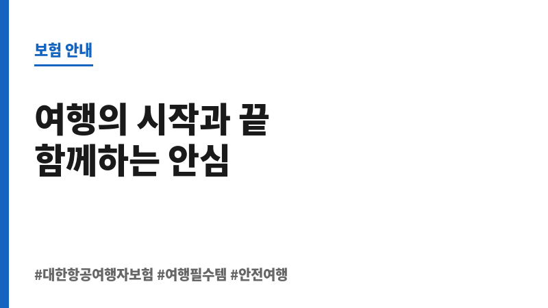 대한항공여행자보험 보조 이미지