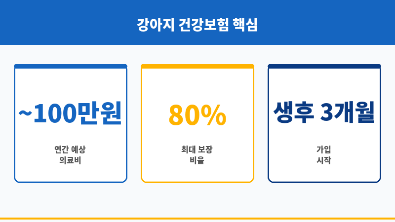강아지건강보험 보조 이미지