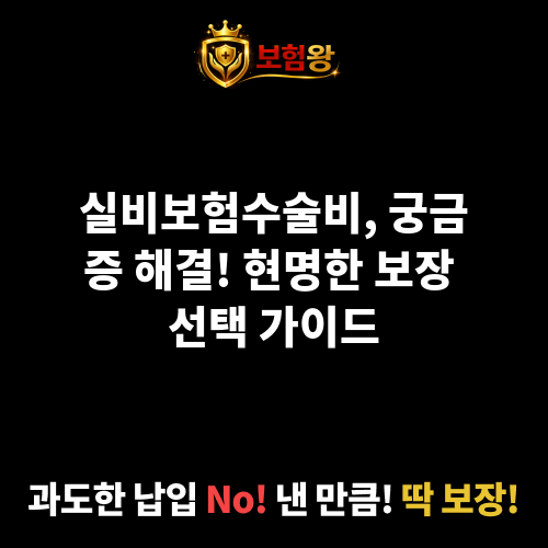 실비보험수술비