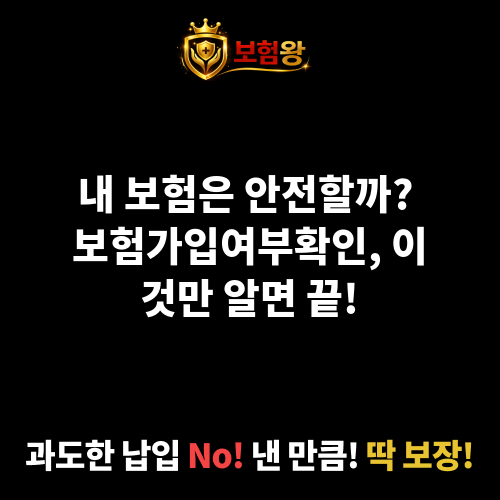 보험가입여부확인