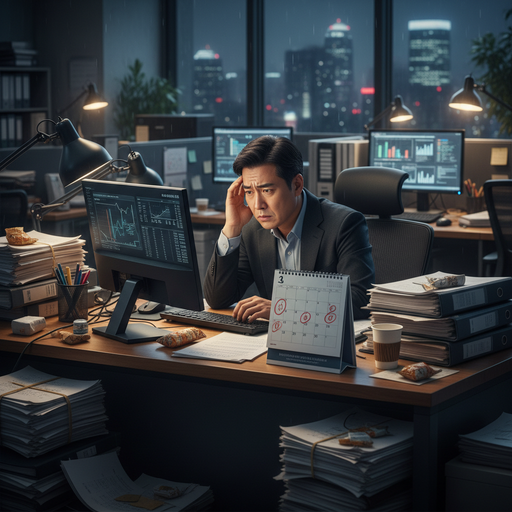노후 준비를 고민하는 직장인