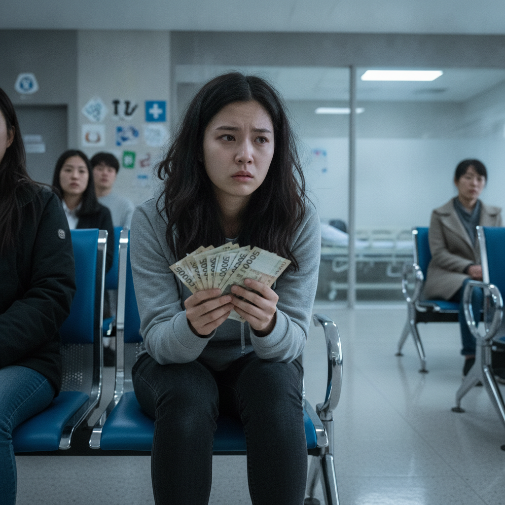 해외 의료비 청구서에 당황하는 유학생 해외 의료비 청구서에 당황하는 유학생
