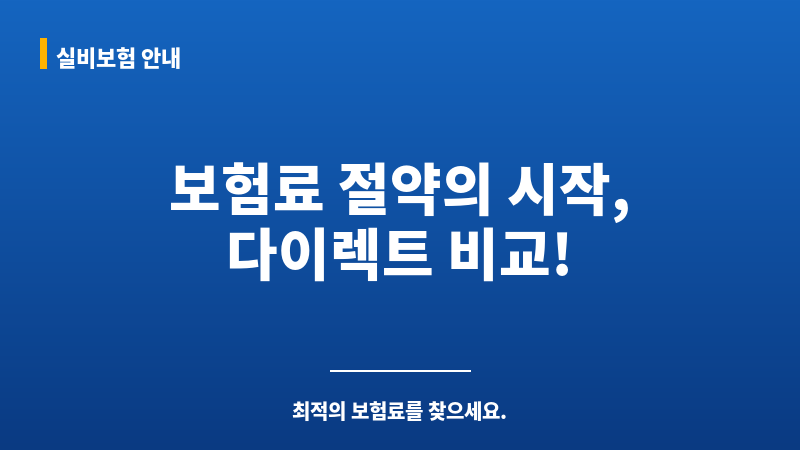 다이렉트자동차보험비교 보조 이미지