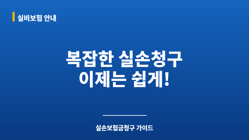 실손보험금청구 보조 이미지 실손보험금청구 보조 이미지