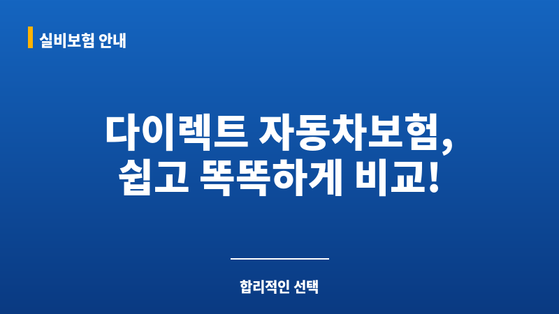 다이렉트자동차비교 보조 이미지