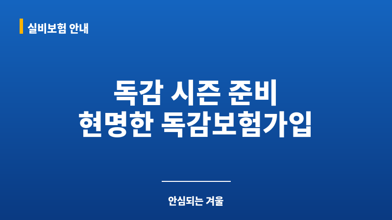 독감보험가입 보조 이미지