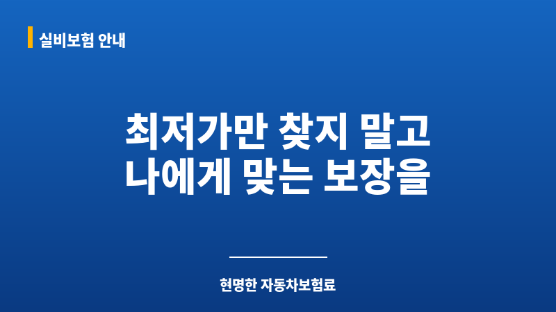 자동차책임보험료 보조 이미지