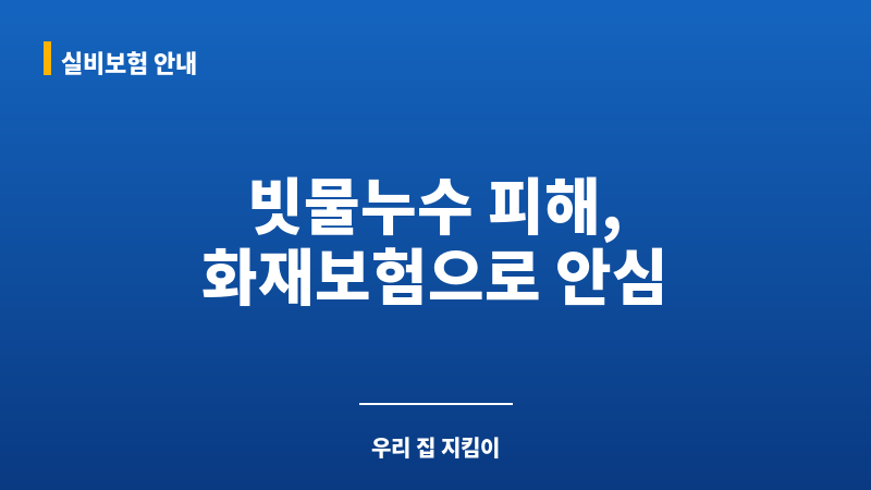 빗물누수 보조 이미지 빗물누수 보조 이미지