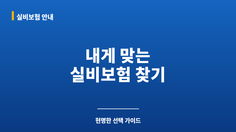 실비보험갈아타기 보조 이미지