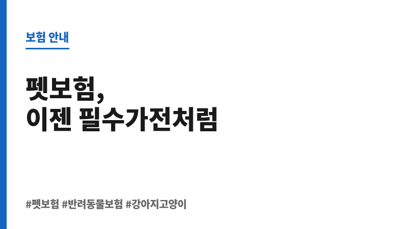 펫보험후기 보조 이미지