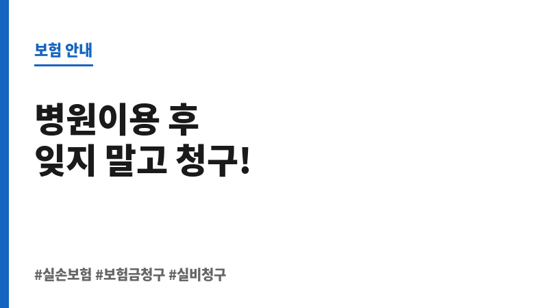 실손보험금청구 보조 이미지 실손보험금청구 보조 이미지