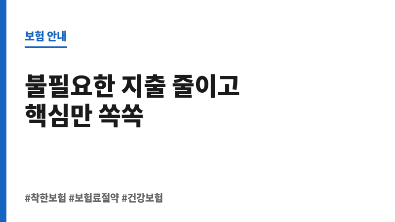 착한보험 보조 이미지