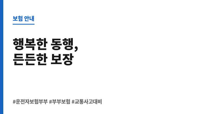 운전자보험부부 보조 이미지