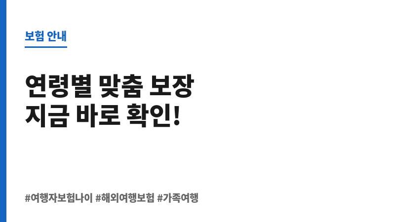 여행자보험나이 보조 이미지 여행자보험나이 보조 이미지