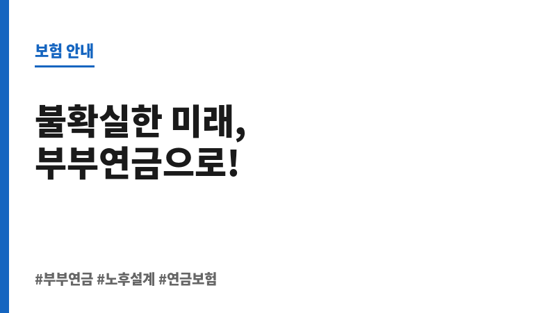 부부연금 보조 이미지