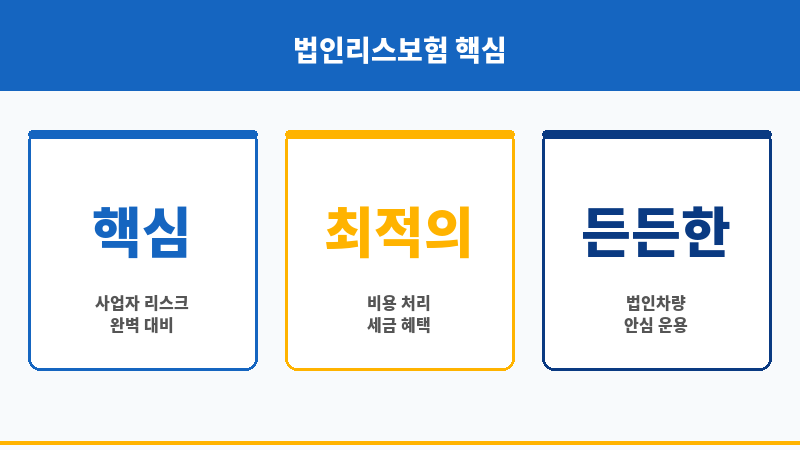 법인리스보험 보조 이미지