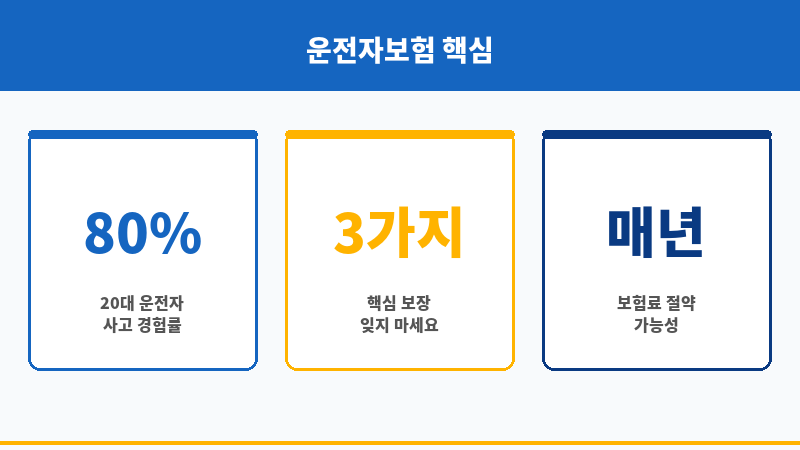 20대운전자보험료 보조 이미지