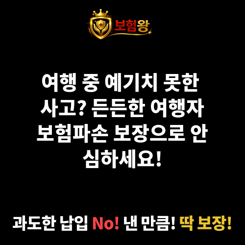 여행자보험파손