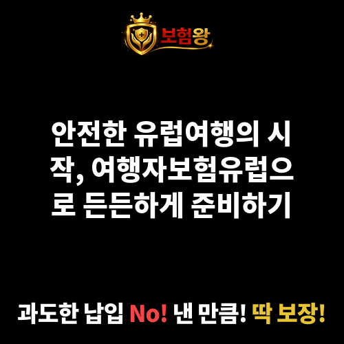 여행자보험유럽
