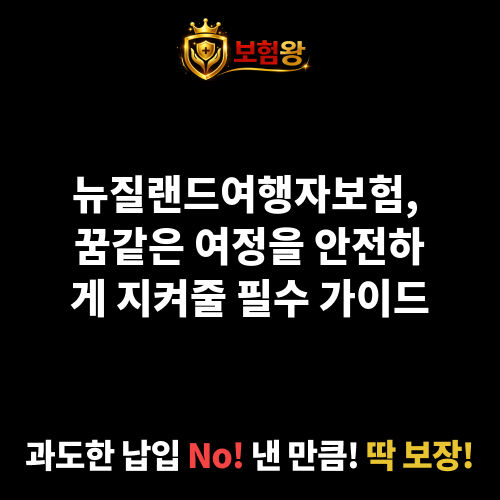 뉴질랜드여행자보험