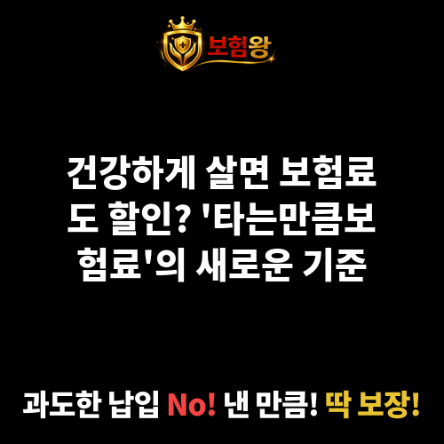 타는만큼보험료